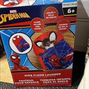Marvel Spider-Man Kids Lounger with Red and Blue